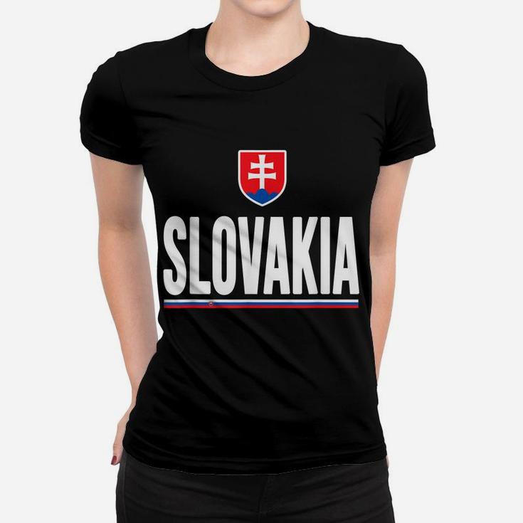 Slovakia T-Shirt Slovak Flag Slovensko Souvenir Love Gift Women T-shirt