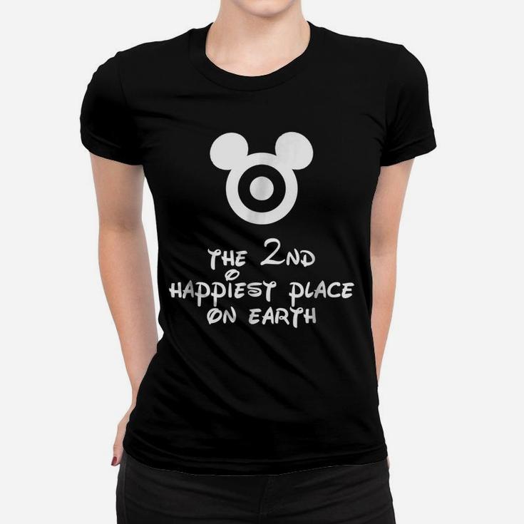 The 2Nd Happiest Place On Earth Cute Funny Kids Mom Shirt Women T-shirt