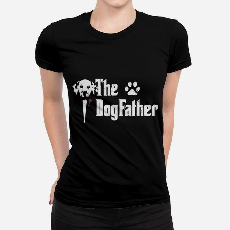 The DogFather Dalmatian Dog Dad Father Day Gift Ladies Tee