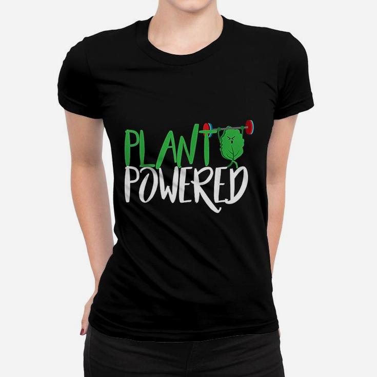 Vegan Workout Gift Design For Plant Powered Athletes Gym Women T-shirt