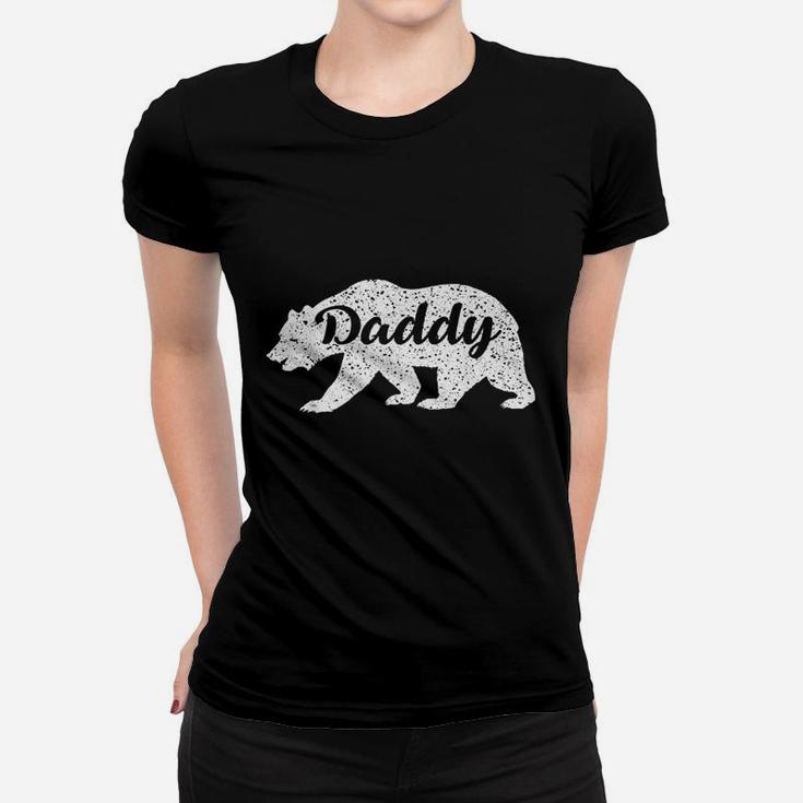 Vintage Daddy Bear Funny Dad Camping Women T-shirt
