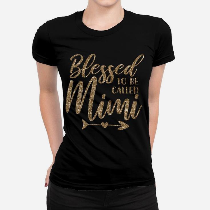 Womens Blessed To Be Called Mimi Christmas 2019 Edition Women T-shirt