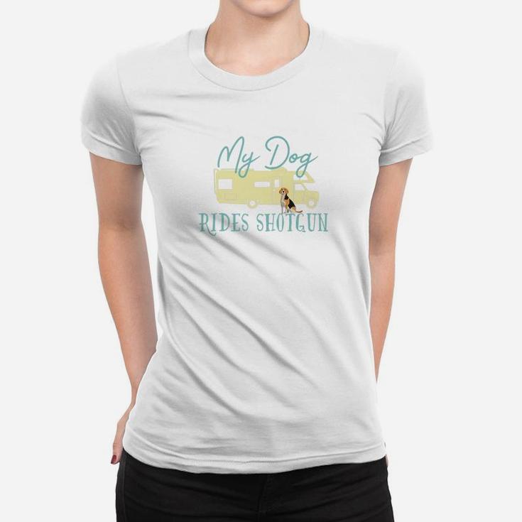 Beagle Dog Rv Shirt Funny Camping Travel Trailer Women T-shirt