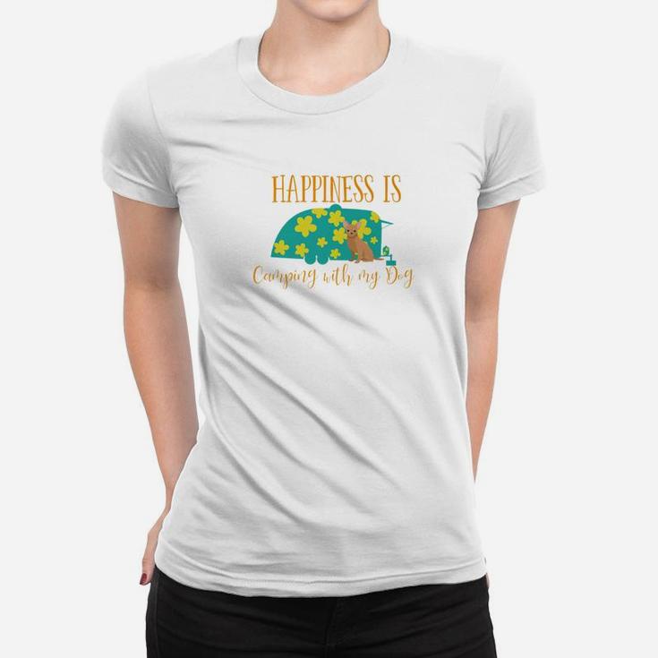 Chihuahua Shirt Dog Rv Funny Camping Travel Trailer Women T-shirt