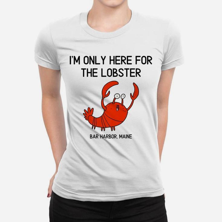 Funny Lobster Bar Harbor Maine Souvenir Gift Women T-shirt