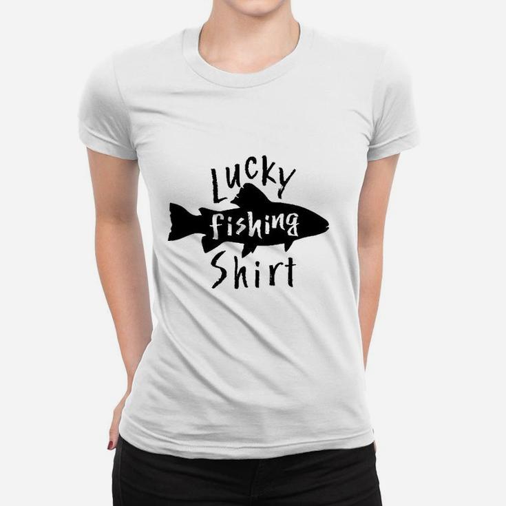 Lucky Fishing Fish Youth Long Sleeve Women T-shirt