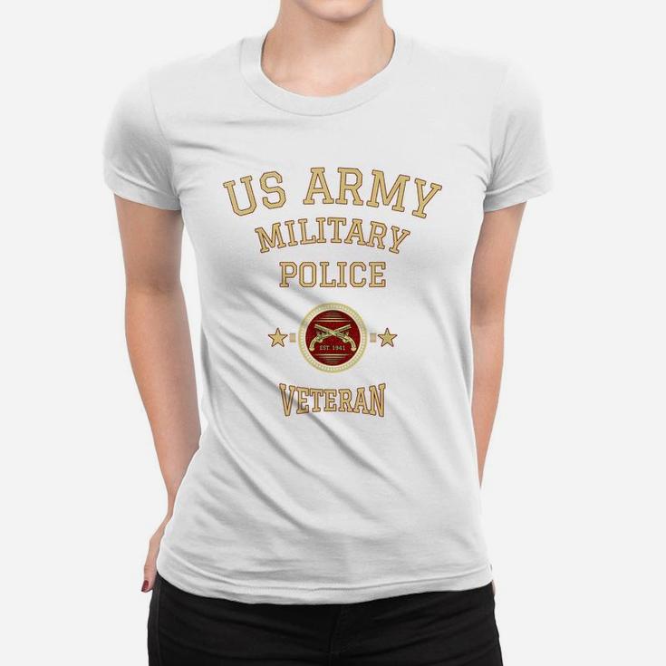 Us Army Military Police Veteran Retired Police Officer Women T-shirt