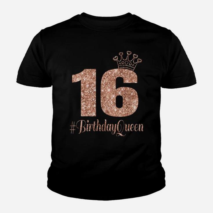16Th Birthday Gift Teen Sweet Sixteen 16 Rose Colored Sweatshirt Youth T-shirt