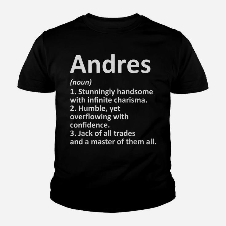 ANDRES Definition Personalized Name Funny Birthday Gift Idea Youth T-shirt