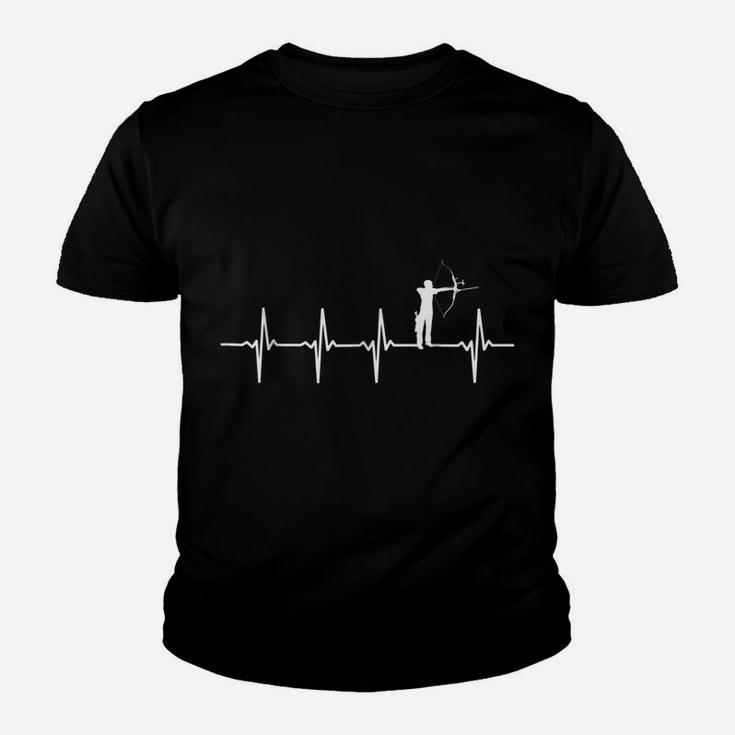 Archery Heartbeat  For Archers & Bow Hunting Lovers Youth T-shirt