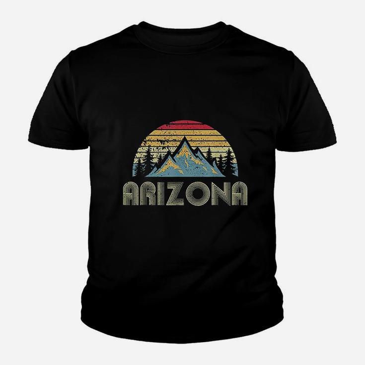 Arizona Retro Vintage Mountains Nature Hiking Youth T-shirt