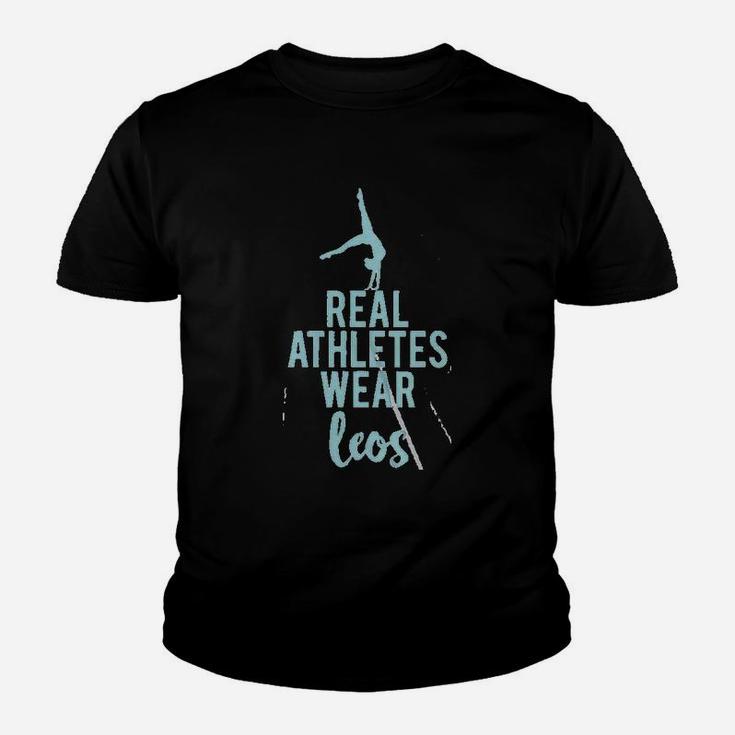 Athletes Wear Leos Vintage Faded Gymnastics Youth T-shirt