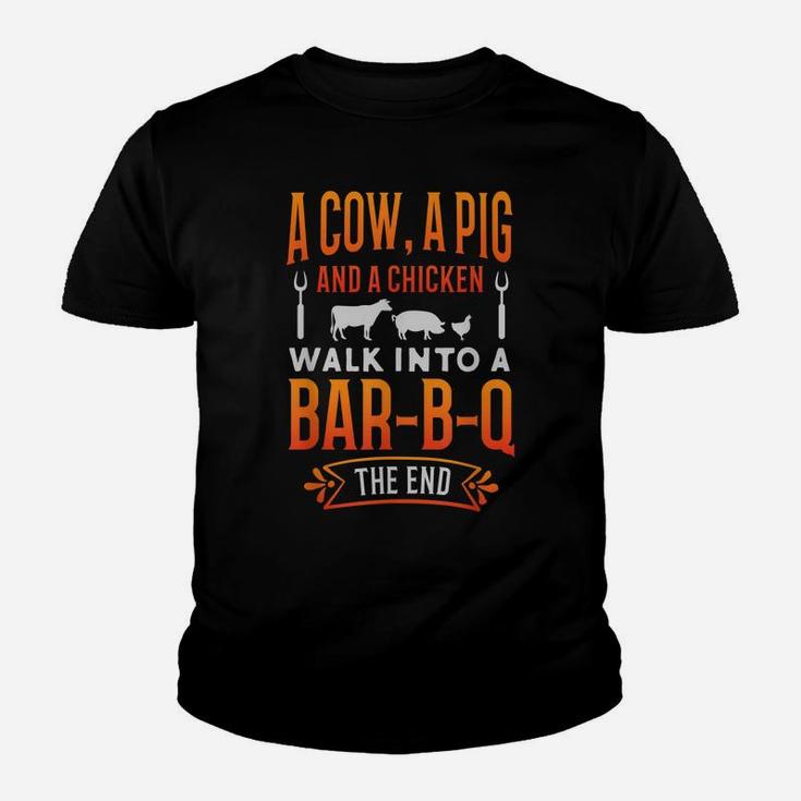 Barbecue BBQ Joke Gift For Grill Master Chef Youth T-shirt