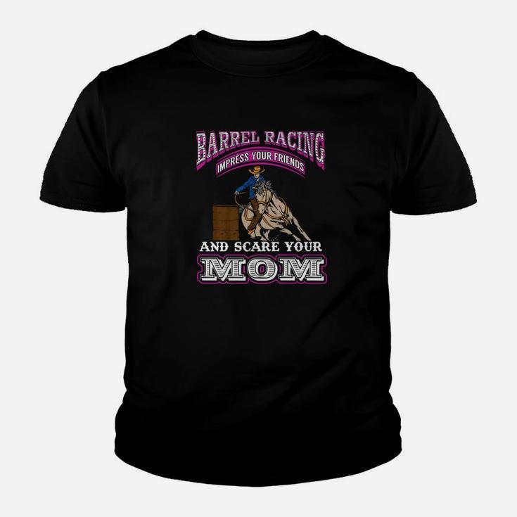 Barrel Racing Horse Girls Horse Lover Rider Gifts Funny Tee Youth T-shirt