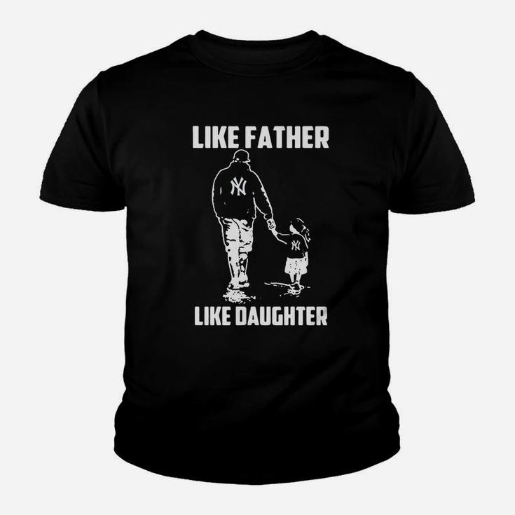Baseball Like Father Like Daughter Ny Youth T-shirt