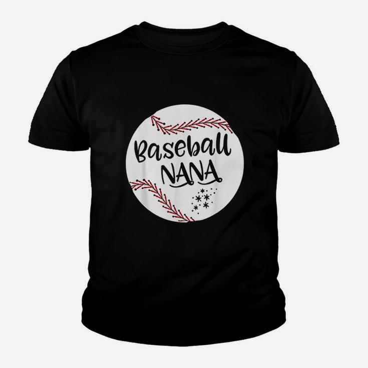 Baseball Nana For Grandma Women Mothers Day Gifts Youth T-shirt