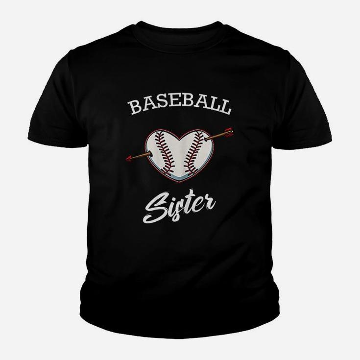 Baseball Sister Softball Lover Proud Supporter Coach Player Youth T-shirt