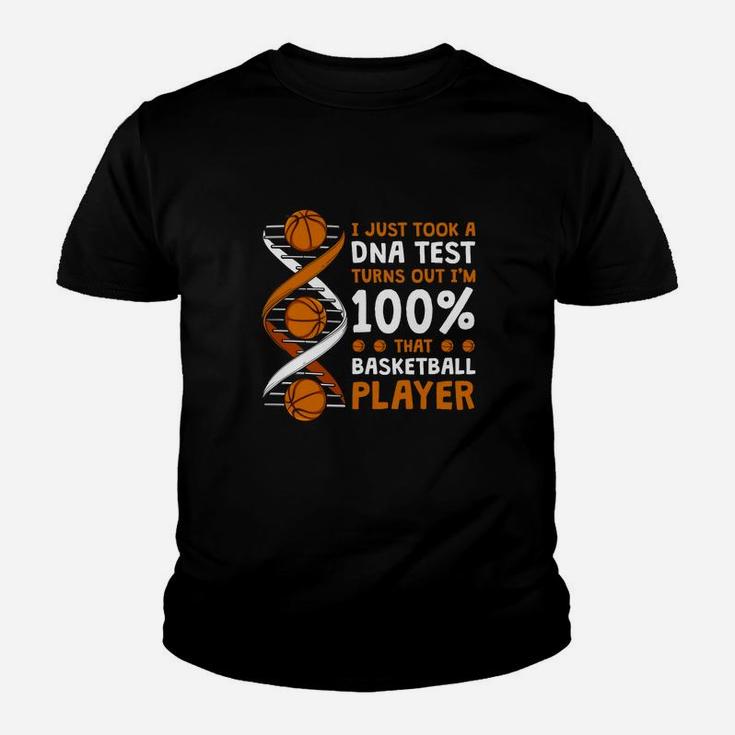 Basketball It's In My Dna Funny Player Coach Team Sport Funny Gift Youth T-shirt