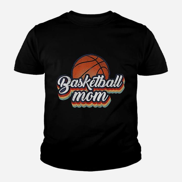 Basketball Mom Vintage 90s Style Basketball Mother Gift Youth T-shirt