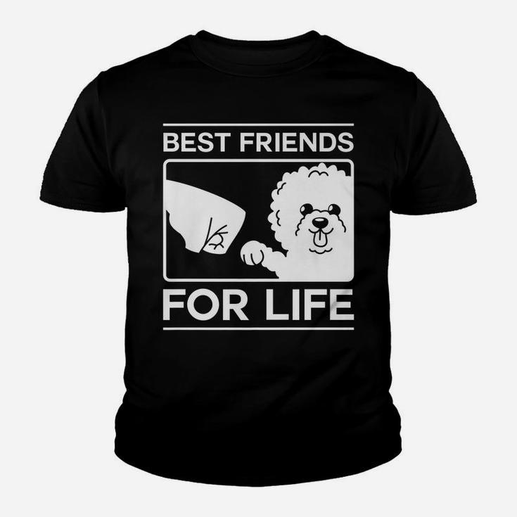 Best Friends For Life Bichon Frise Dog Owner Christmas Gift Youth T-shirt