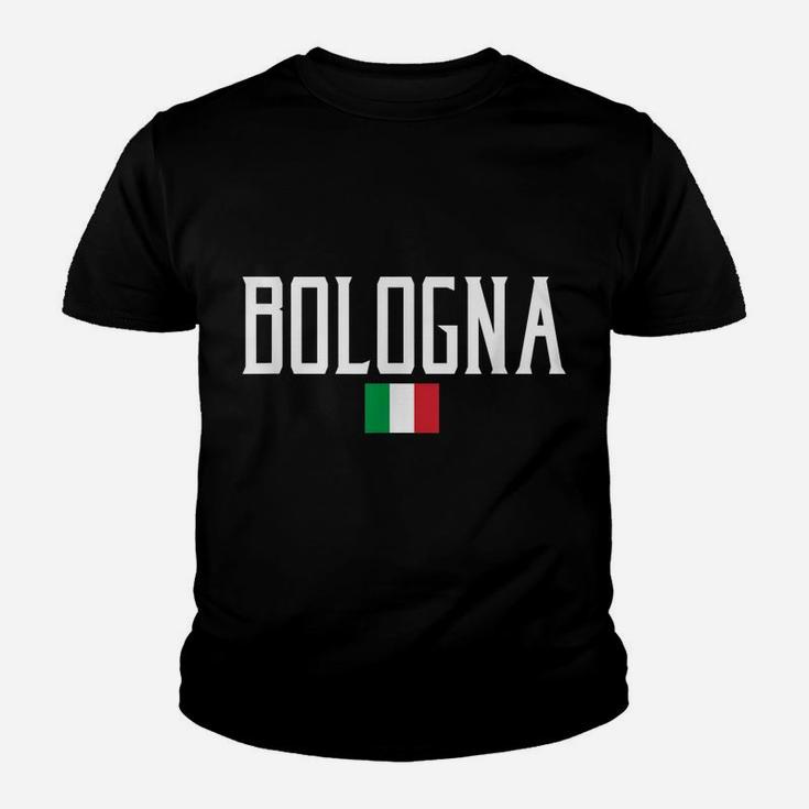 Bologna Italy Flag Vintage White Text Youth T-shirt