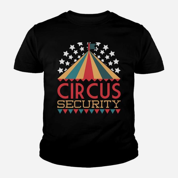 Carnival Costume Circus Security Event Staff Circus Youth T-shirt