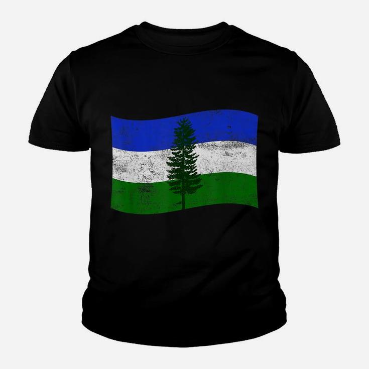 Cascadia Flag Doug Fir Pacific Northwest Pnw Canada Forest Youth T-shirt