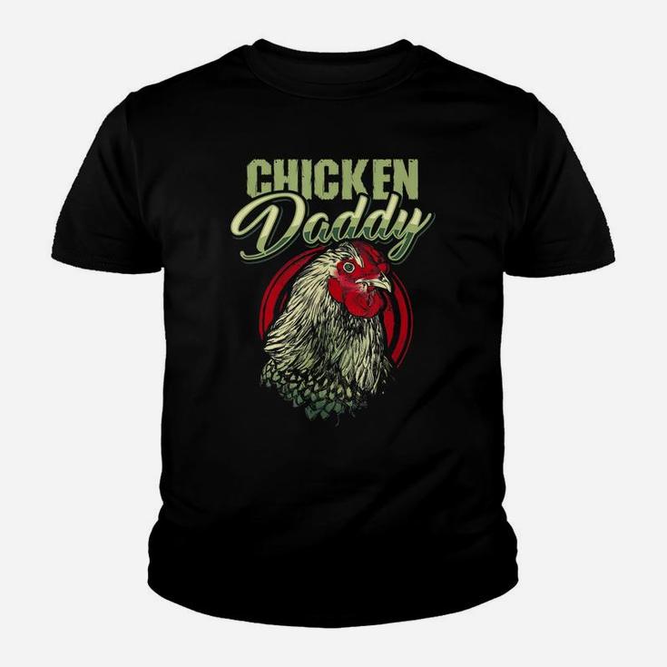 Chicken Daddy  Chicken Dad Farmer Gift Poultry Farmer Youth T-shirt
