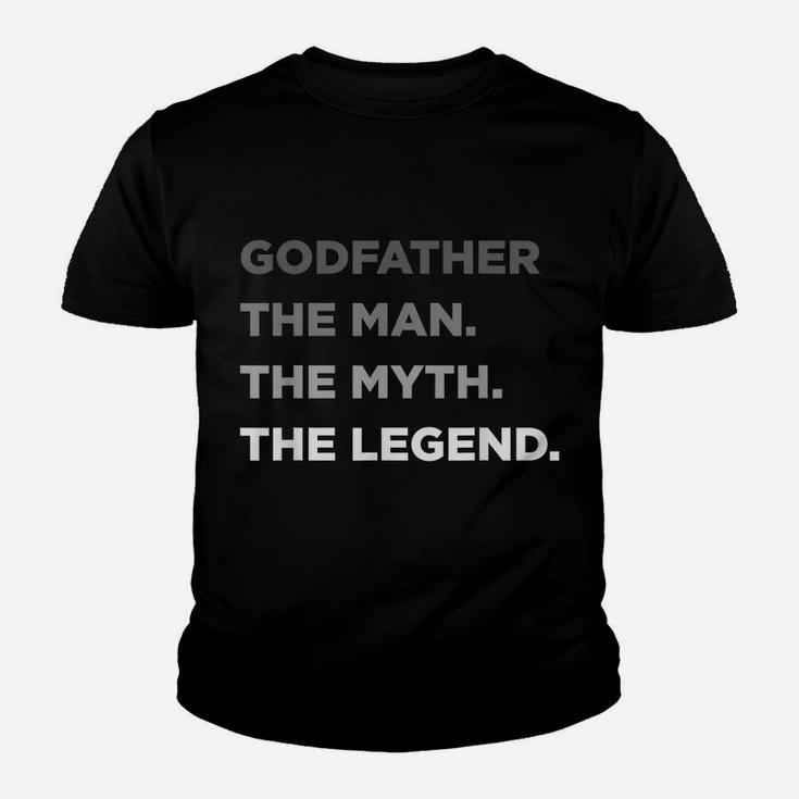 Cool Godfather The Man The Myth The Legend Best Uncle Youth T-shirt
