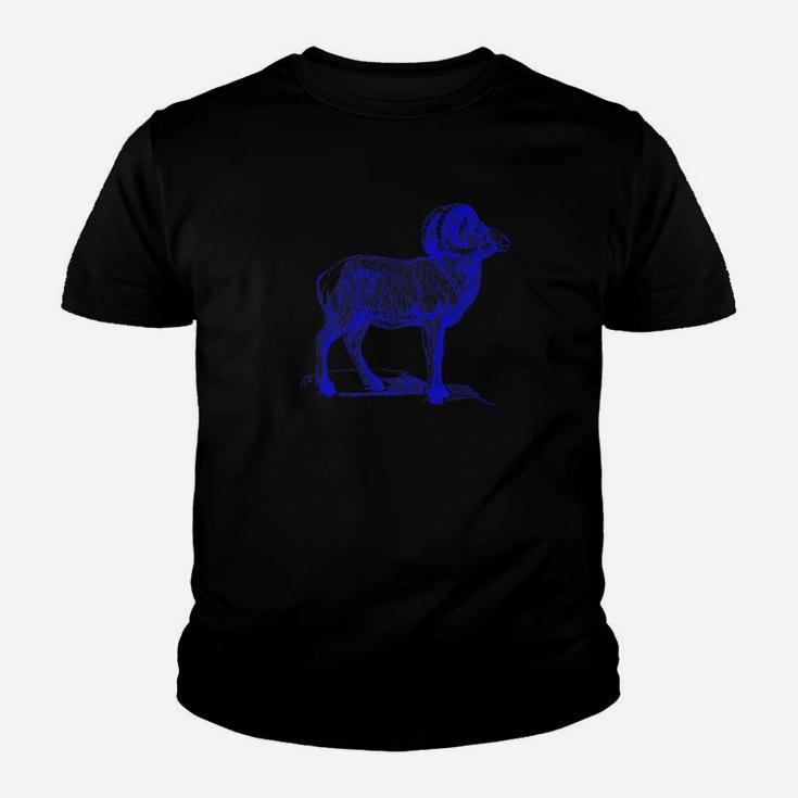 Cool Vintage Bighorn Sheep Graphic Fun Hipster Hiking Youth T-shirt
