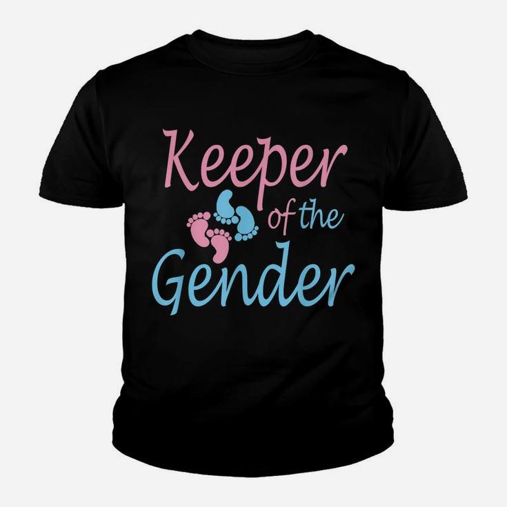 Cute Keeper Of Gender Shirt - Baby Reveal Party Gift Idea Youth T-shirt