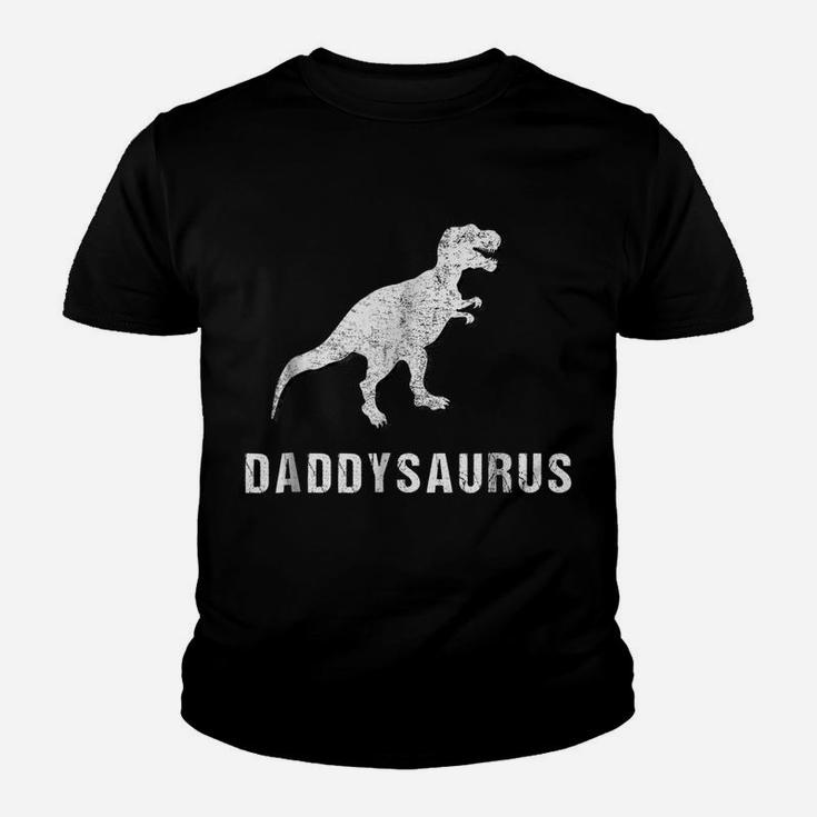 Daddysaurus Shirt Funny Dinosaur First Time Dad Gift Kids Youth T-shirt