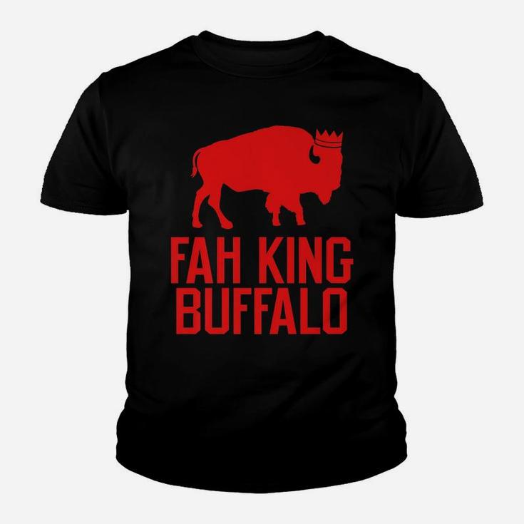 Fah King Buffalo Funny Retro Buffalo NY Youth T-shirt