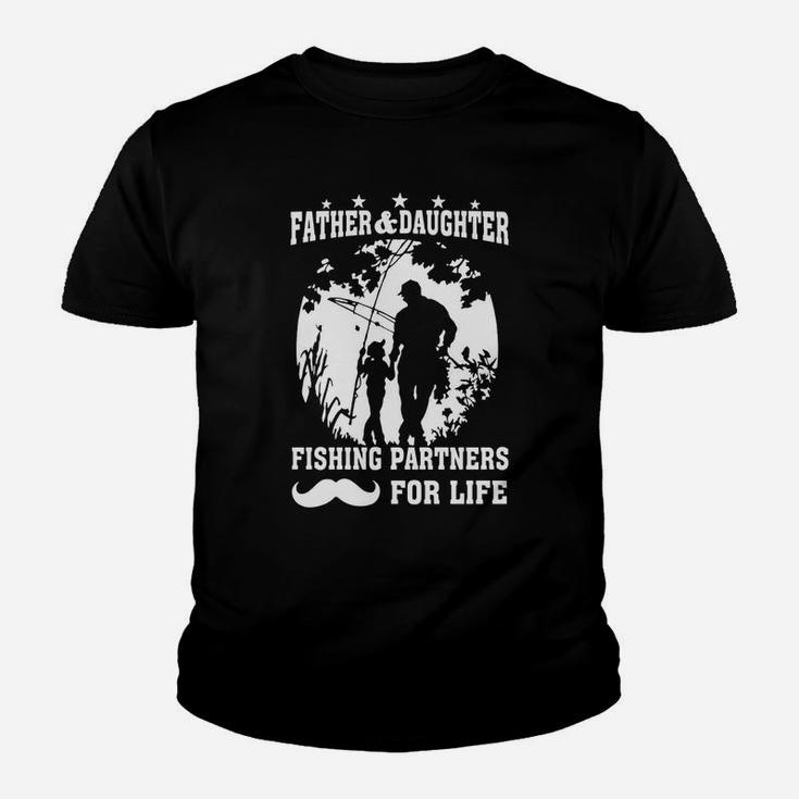 Father And Daughter Fishing Partners For Life Youth T-shirt
