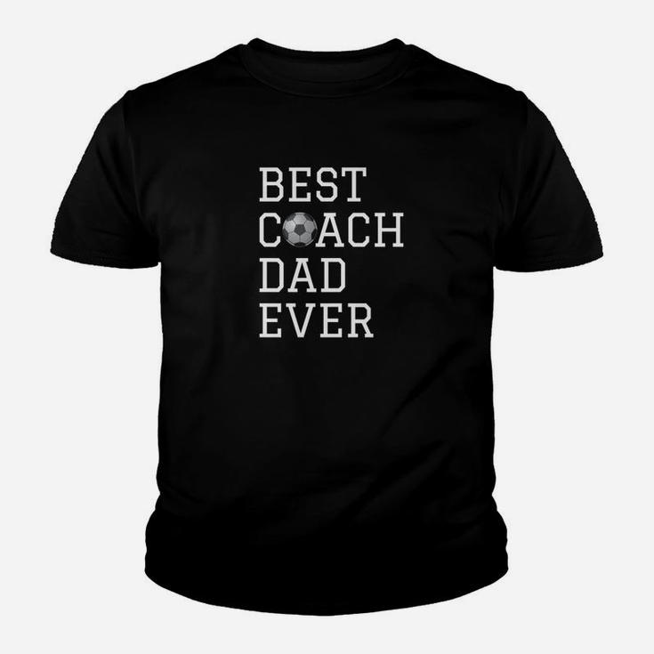 Fathers Coaching Gift Best Soccer Coach Dad Ever Youth T-shirt