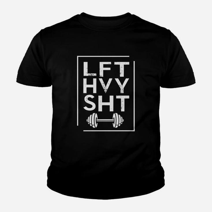Fitness Weightlifting Lift Heavy Shirt For Workout Gym Youth T-shirt