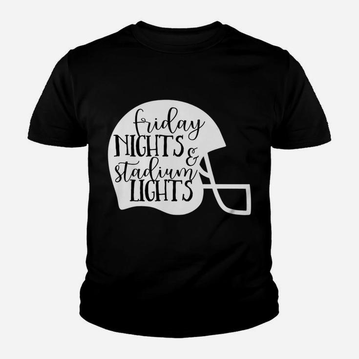 Football Tee Helmet Friday Nights Mom Mama Youth T-shirt