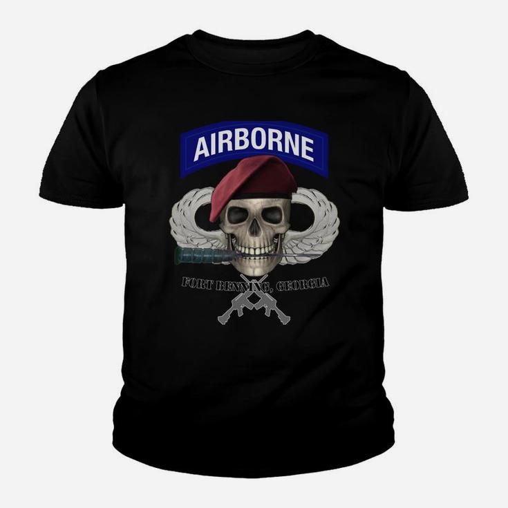 Fort Benning Army Base-Airborne Training-Columbus GA Design Youth T-shirt