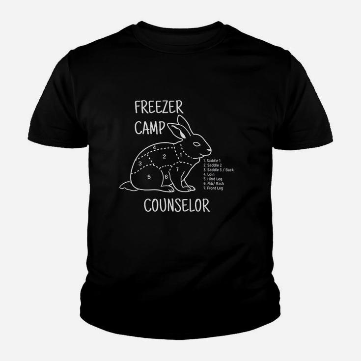 Freezer Camp Rabbit Meat - Funny Homestead And Hunter Youth T-shirt