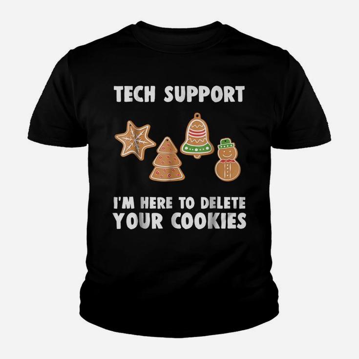 Funny Christmas Tech Support Shirt Computer Programmer Gift Youth T-shirt