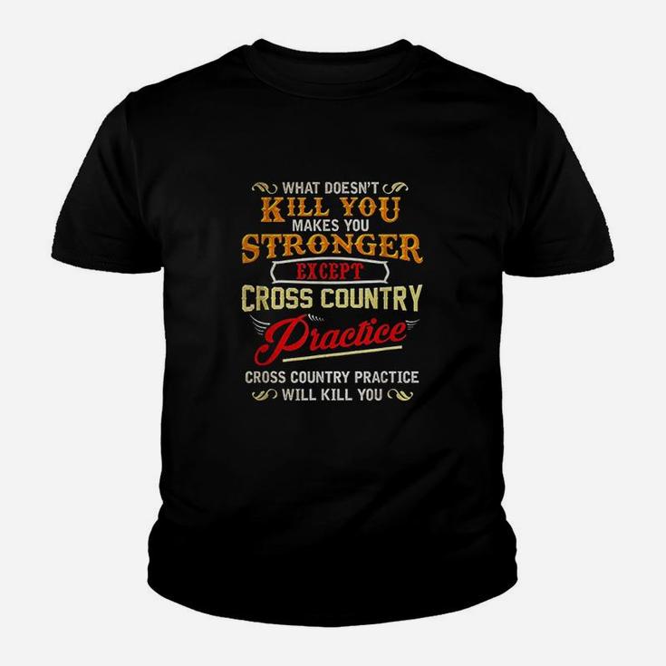 Funny Cross Country Runner Gift For Running Coach Youth T-shirt