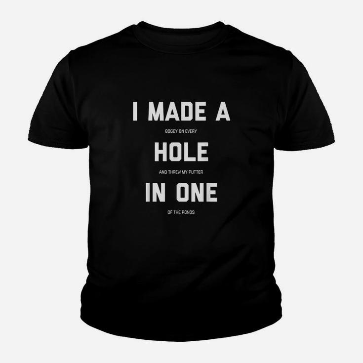 Funny Golf Hole In One Golf Gag Gifts Youth T-shirt