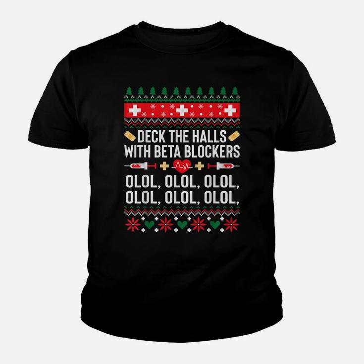 Funny Nurse Christmas Shirt Ugly Xmas Tshirt Gift Tee Women Youth T-shirt