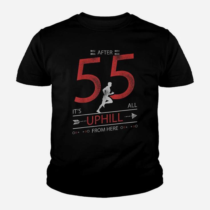 Funny Running T Shirt 55 Years Old 55Th Birthday Gift Tee Youth T-shirt