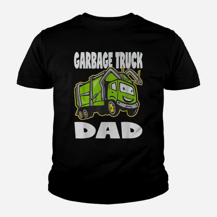 Garbage Truck Dad Vintage Father Monster Trucks Youth T-shirt