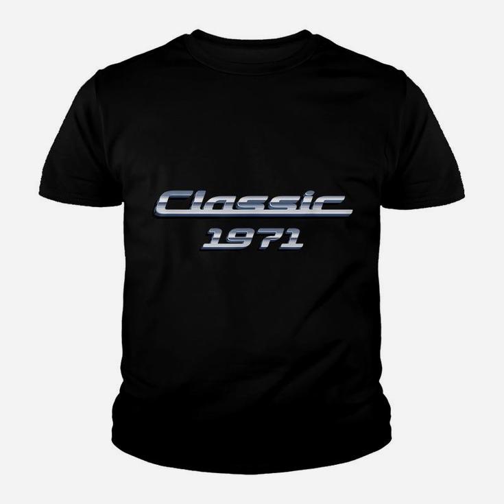 Gift For 49 Year Old Vintage Classic Car 1971 49Th Birthday Youth T-shirt