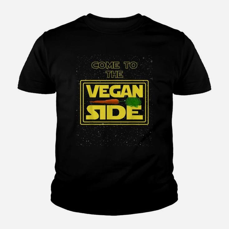 Go Vegan Universe - Come To The Vegan Side Youth T-shirt