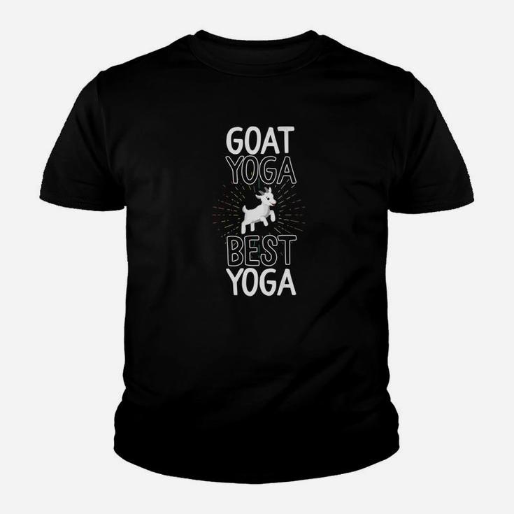 Goat Yoga Best Yoga Women Funny Class Gift Farm Youth T-shirt