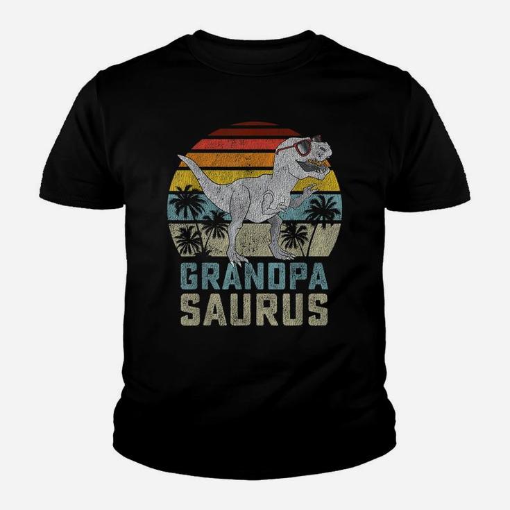 Grandpasaurus T Rex Dinosaur Grandpa Saurus Family Matching Youth T-shirt