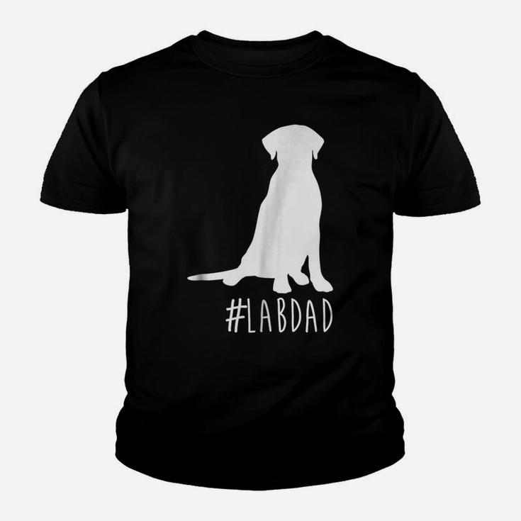Hashtag Lab Dad  Labrador Retriever Dad Shirt Youth T-shirt
